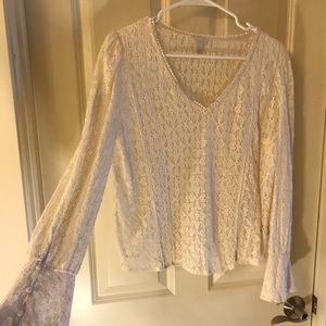 Lace Top by Hinge Size Medium